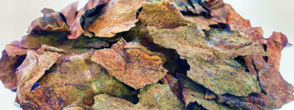 Узрите великолепие кучи восстановленных табачных листьев